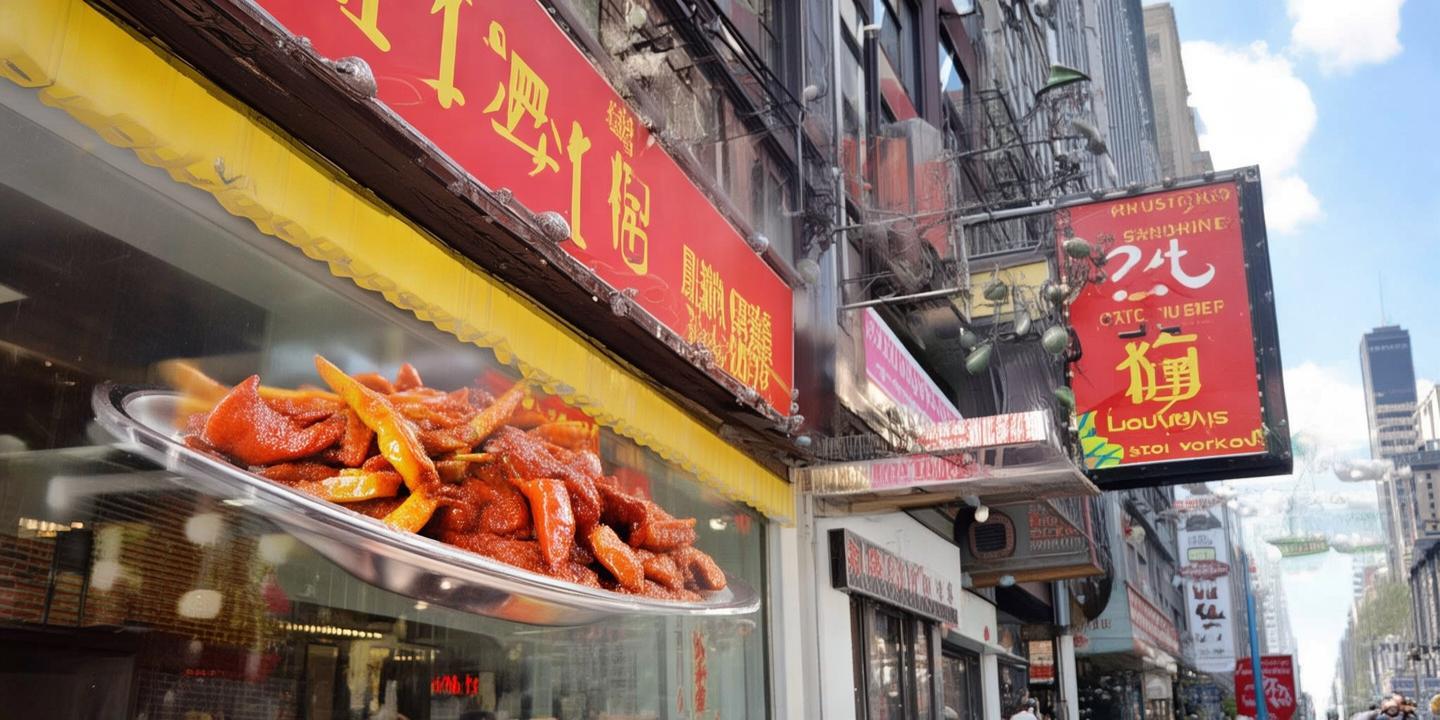 衡东土菜扬帆纽约,黄贡椒炒肉成中餐厅招牌